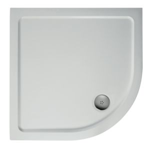 Simplicity Quadrant shower tray 810x810x40 mm, with waste - Shower tray by Ideal Standard