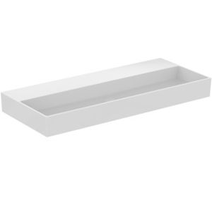 Solos Basin 1215x515x125 mm, no tap hole, without overflow - Washbasin by Ideal Standard