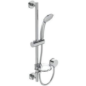 Idealrain Shower kit with rail 603 mm, 1350 mm shower hose, 8 l/min (3 bar) - Shower by Ideal Standard