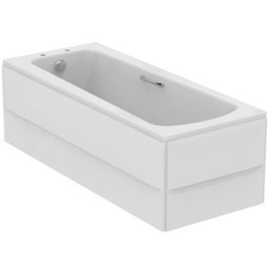 Sandringham 21 Regular bath 1690x690x540 mm, 2 tap holes, with overflow, no waste - Bathtub by Ideal Standard