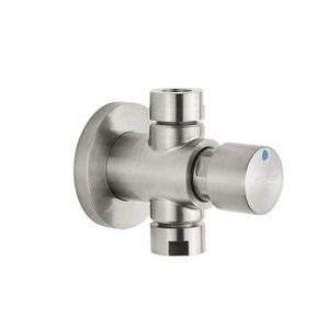 INOX series self closing shower tap with push button - Tap by IDRAL