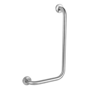 EASY series brushed stainless steel 90° angled left or right grab bar - Sanitary accessories by IDRAL