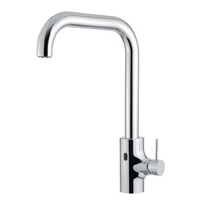 I55 series kitchen tap, operated by infrared sensor, with ceramic discs mixing cartridge and manual by-pass, powered by battery - Tap by IDRAL