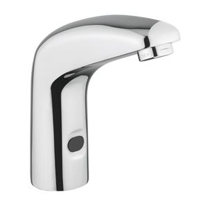 ONE series electronic basin tap with infrared sensor. 230V mains supply - Tap by IDRAL