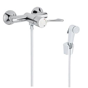 Thermostatic lever mixer with flexible, shower and wall fixing - Tap by IDRAL