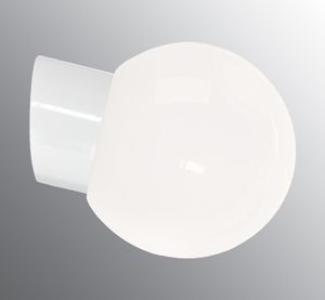 Classic Globe 180 - Shiny opal glass - Wall lamp by Ifö Electric