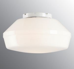 Classic - Shiny opal glass - Ceiling lamp by Ifö Electric