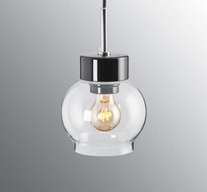 Smycka Magda pendant black/black - Clear glass, Black - Ceiling lamp by Ifö Electric