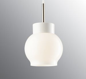Smycka Magda pendant white/white - Shiny opal glass - Ceiling lamp by Ifö Electric