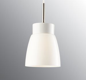 Smycka Klara pendant white/white - Shiny opal glass - Ceiling lamp by Ifö Electric