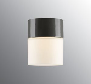 Opus 100/125 LED 3000K - Matt opal glass, Grey - Wall lamp by Ifö Electric