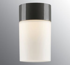Opus 100/175 Sauna - Matt opal glass, Grey - Wall lamp by Ifö Electric