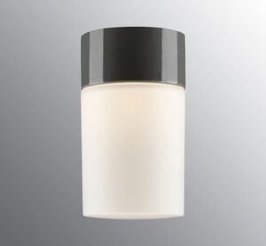 Opus 100/175 LED 3000K - Matt opal glass, Grey - Wall lamp by Ifö Electric