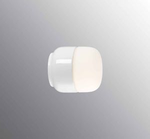 Ohm 100/110 LED 2700K - Matt opal glass - Wall lamp by Ifö Electric
