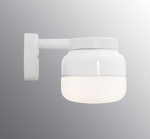 Ohm Wall 140/150 - Matt opal glass - Wall lamp by Ifö Electric