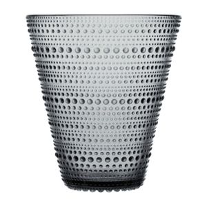 Kastehelmi vase 154mm grey - Styling by Iittala