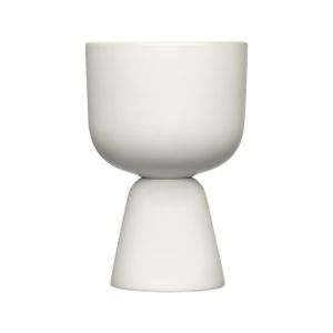 Nappula plant pot 190x125mm white - Styling by Iittala