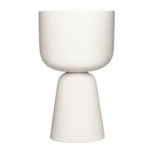 Nappula plant pot 400x245mm white - Styling by Iittala