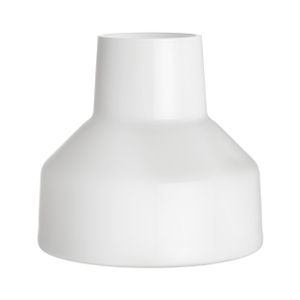 Solare vase low 220x200mm white - Styling by Iittala