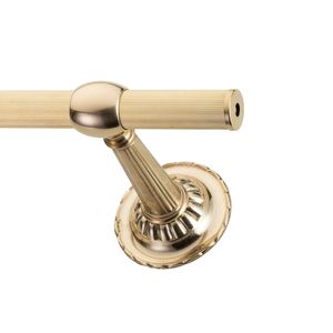 Brera Giardini - brass curtain rod bracket - Curtain by Il Bronzetto