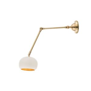 Gea wall light with jointed arm - Wall lamp by Il Bronzetto