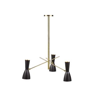 Wormhole - three lights chandelier - Ceiling lamp by Il Bronzetto
