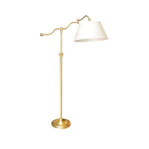 Studio Lolita brass reading floor lamp - Floor lamp by Il Bronzetto