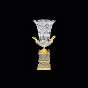 Reggia Medici big clear vase - Styling by Il Bronzetto