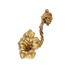 Flora Ibisco - brass embrasse - Curtain by Il Bronzetto