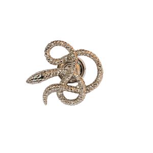 Fauna Ouroboros – snake brass knob - Accessories by Il Bronzetto