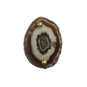 Flora Agata - agata brass knob - Accessories by Il Bronzetto