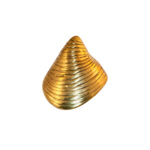 Oceano Tectus - seashell brass knob - Accessories by Il Bronzetto