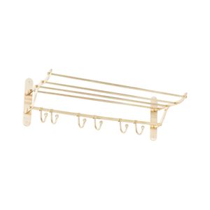 Novecento Jane shelf with towel holder - Sanitary accessories by Il Bronzetto
