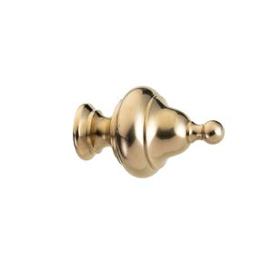 Novecento Via del Quirinale - brass curtain rod finials - Curtain by Il Bronzetto
