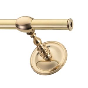 Novecento Via del Tritone - brass curtain rod bracket - Curtain by Il Bronzetto