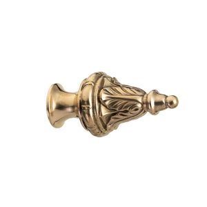 Orsay Élysée - brass curtain rod finials - Curtain by Il Bronzetto