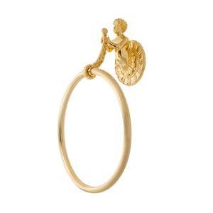 Reggia ring towel holder - Sanitary accessories by Il Bronzetto