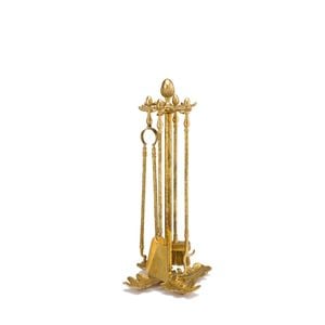 Santa Maria del Fiore brass fireplace set - Accessories by Il Bronzetto