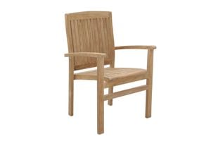 Stackable lounge chair Onda - Savana