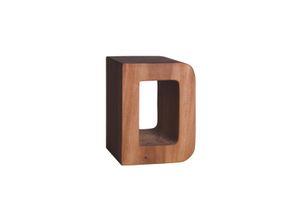 Side table letter D / Stool Suar - Side table by Il Giardino di Legno