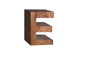 Side table letter E / Stool Suar - Side table by Il Giardino di Legno