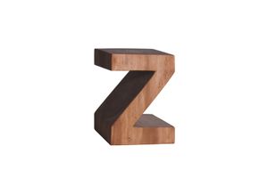 Side table letter Z / Stool Suar - Side table by Il Giardino di Legno