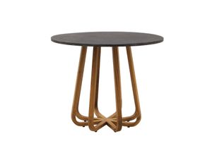 Stone top round dining table Emily - Table by Il Giardino di Legno