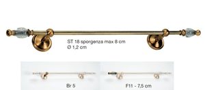 Curtain Rods Classic ST18 - Curtain by Il Paralume Marina