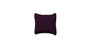 Cushion crocheted both sides - 40*40 / 45*45 - 3mm "Web" - Blackberry - Accessories by Ilektras Croshade