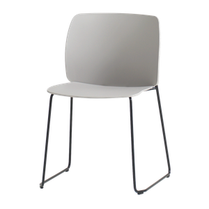 Aryn Max Chair with sled frame (polypropylene seat & back) - Chair by INCLASS