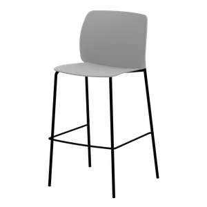 Aryn Max High chair with 4 leg frame (polypropylene seat & back) - Chair by INCLASS
