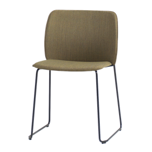 Aryn Max Chair with sled frame (upholstered seat & back) - Chair by INCLASS