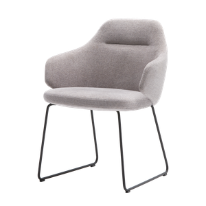 Binar 60 Armchair with medium back and sled frame - Armchair by INCLASS