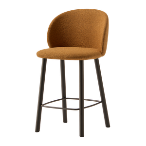 Binar 55 Mid stool with 4 steel legs - Stool by INCLASS